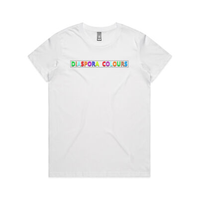 Diaspora Colours Brand (top bar) - AS Colour - Women's Maple Crew Tee Thumbnail