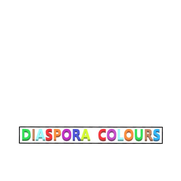 Disapora Colours Brand. Bottom (black outline) Thumbnail