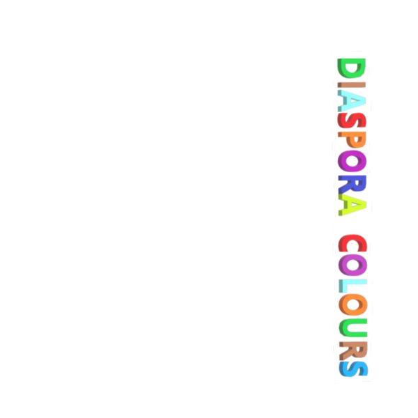 Disapora Colours Brand. Left (white outline) Thumbnail