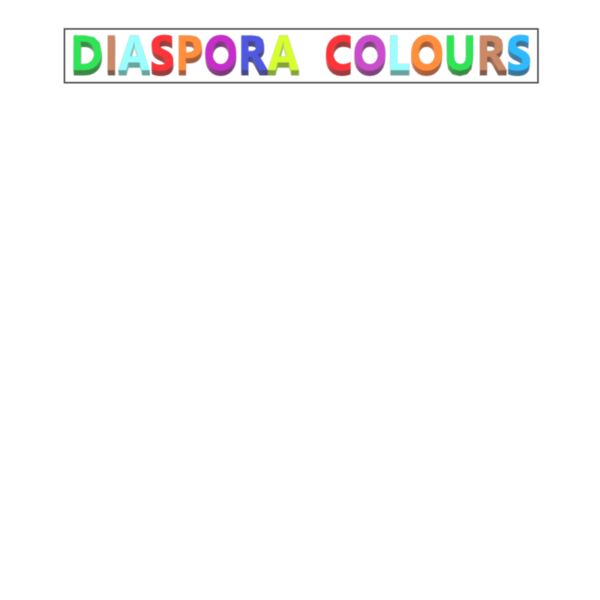 Diaspora Colours Brand. Top (black outline) Thumbnail
