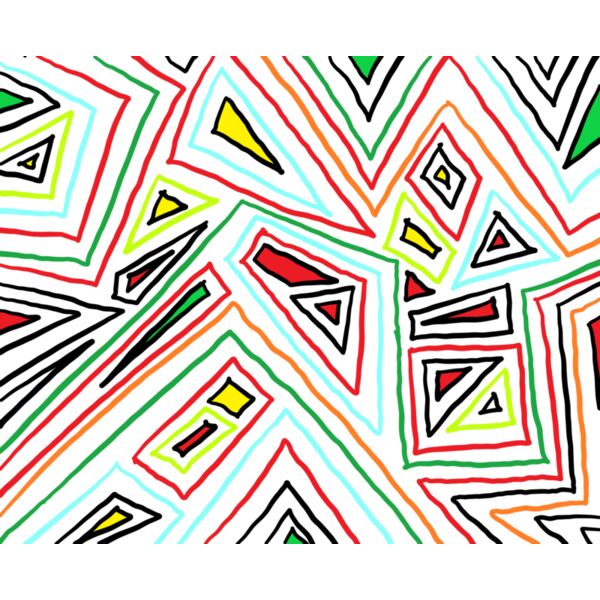 Base line and shape pattern  Coloured line and shape  LANDSCAPE Thumbnail